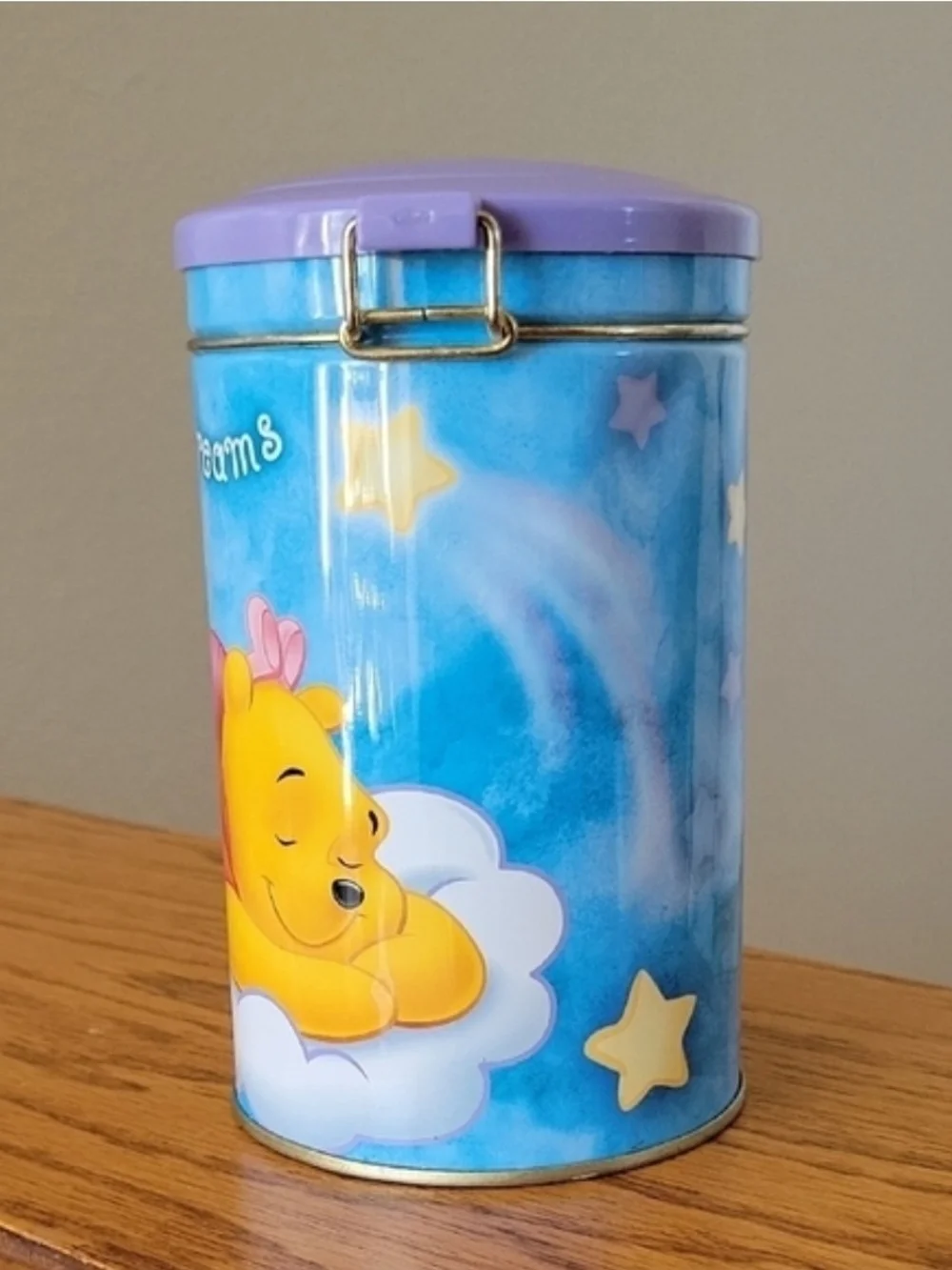 Sweet Dreams Winnie the Pooh Lavender Accessory Canister